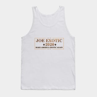 Joe Exotic 2020 - Make America exotic again Tank Top